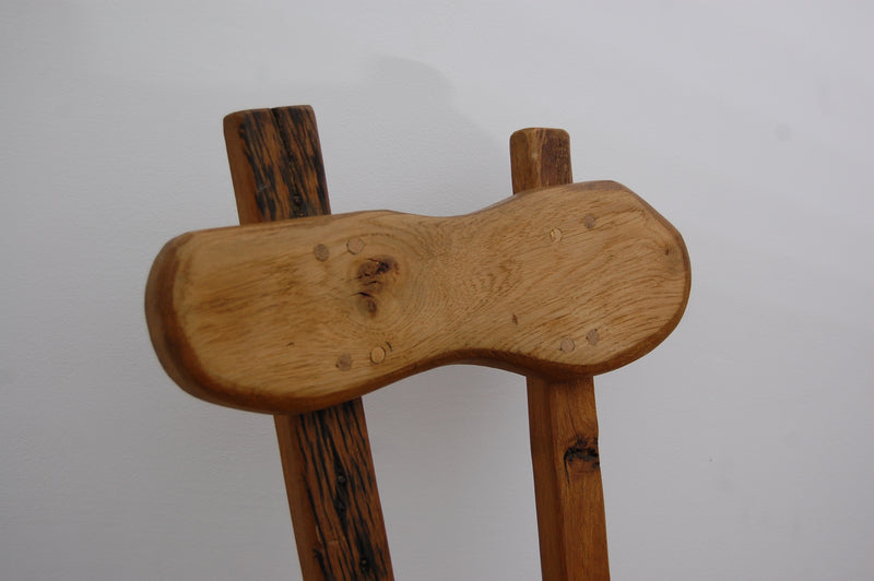 Tall Stool with Backrest